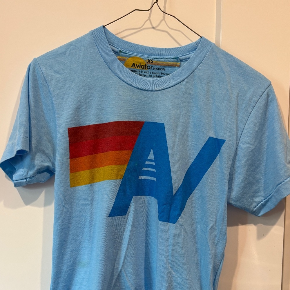 Aviator Nation Boyfriend Tee XS - With FLAWS